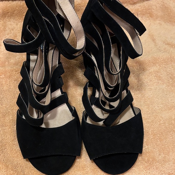 torrid Shoes - Torrid Elegant Black Strappy Women's Shoes - 9.5 W